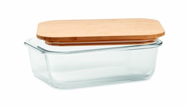 Logotrade corporate gift picture of: Glass lunchbox with bamboo lid